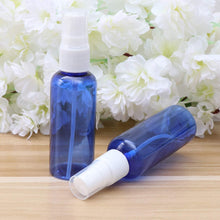 Afbeelding in Gallery-weergave laden, 100 ml - Spray brumisateur en plastique bleu capuchon blanc - Essentials 4 oils
