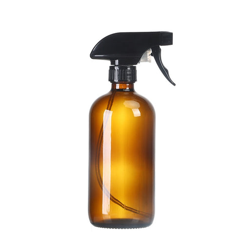 500 ml - Bouteille en verre ambre avec vaporisateur - Essentials 4 oils