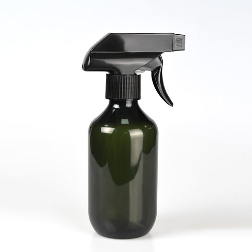300 ml - Bouteille en plastique vert avec vaporisateur - Essentials 4 oils