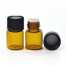 Charger l&#39;image dans la galerie, 2 ml - Flacon vide en verre ambre pour échantillons (Pack 10 pièces) - Essentials 4 oils
