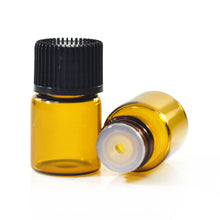 Load image into Gallery viewer, 2 ml - Flacon vide en verre ambre pour échantillons (Pack 10 pièces) - Essentials 4 oils
