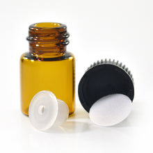 Charger l&#39;image dans la galerie, 2 ml - Flacon vide en verre ambre pour échantillons (Pack 10 pièces) - Essentials 4 oils

