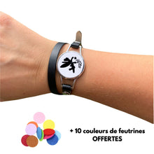 Afbeelding in Gallery-weergave laden, LEDEREN diffuser armband van Foreveher (verschillende modellen beschikbaar)
