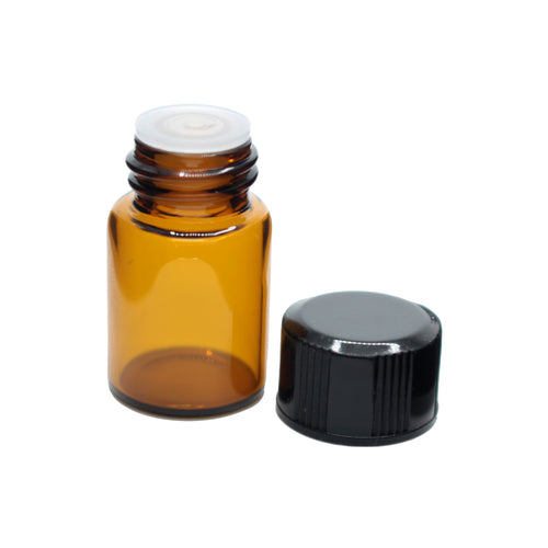 2 ml - Flacon vide en verre ambre pour échantillons (Pack 10 pièces) - Essentials 4 oils